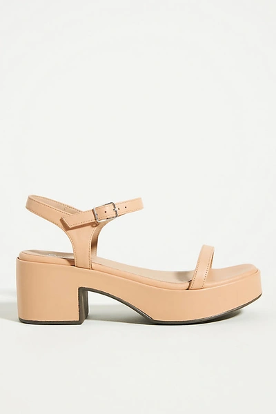 Seychelles Rest Assured Heeled Sandals In Beige