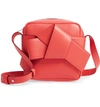 Acne Studios Musubi Camera Bag - Coral In Coral Red/ Burgundy