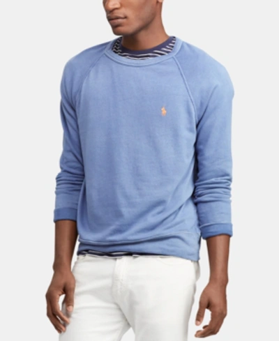 Polo Ralph Lauren Men's Spa Terry Sweatshirt In Earth Blue