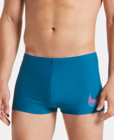 Nike Men's Mash Up Swim Briefs In Green Abyss