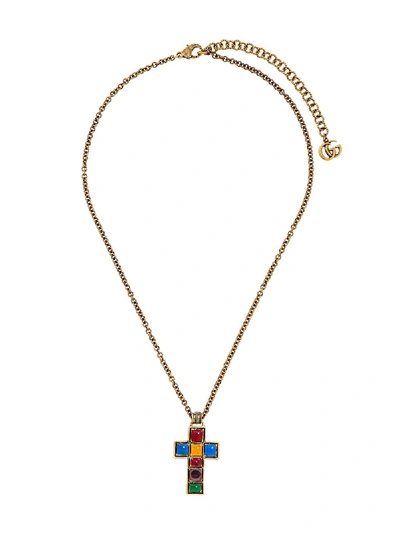 Gucci Cross Necklace - Gold