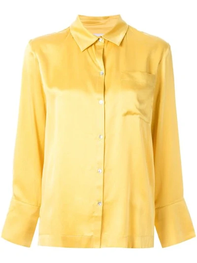 Asceno Classic Blouse In Yellow