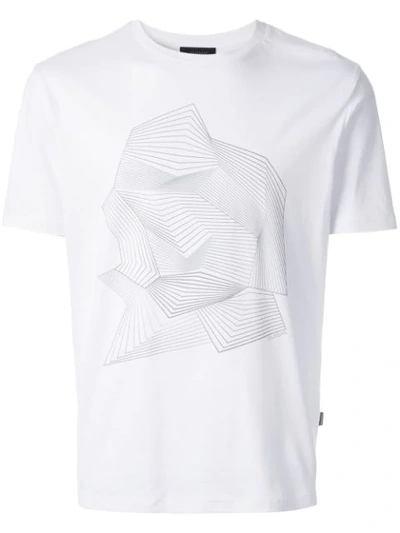 D'urban Graphic Print T-shirt In White