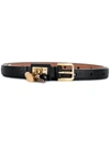 Dolce & Gabbana Charm Detail Belt - Black