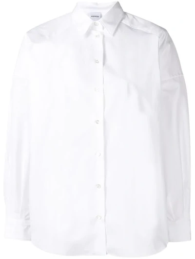 Aspesi Oversized Classic Shirt In White