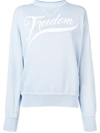 Isabel Marant Étoile Freedom Print Sweatshirt - Blue