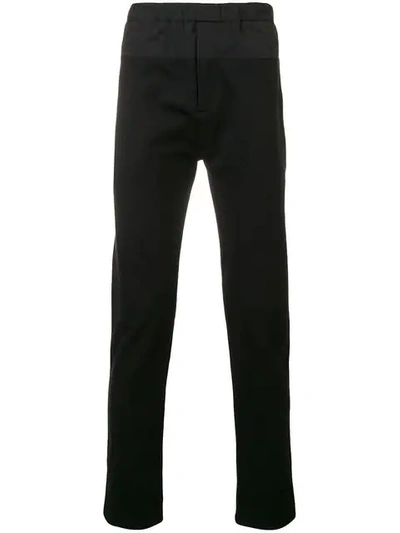 Kenzo Track Style Trousers In Black