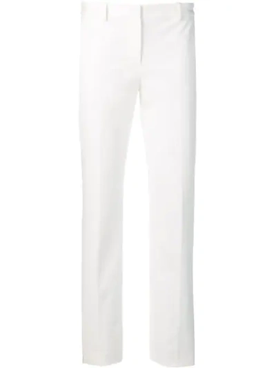 Theory Slim-fit Trousers In White