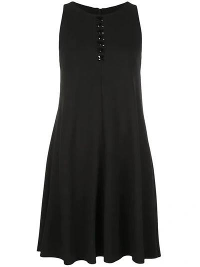 Akris Short Sleeveless Dress In Black