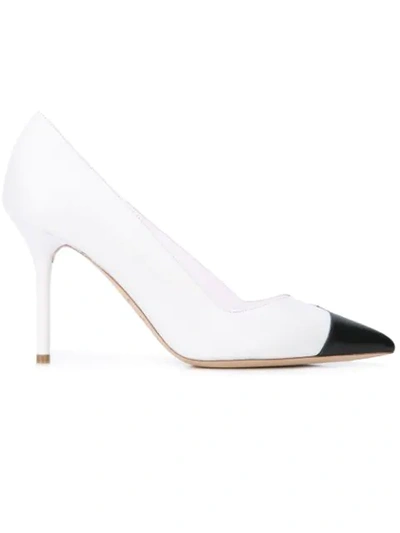 Malone Souliers Bly Pumps In White