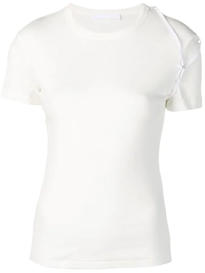 Helmut Lang Basic T-shirt In White