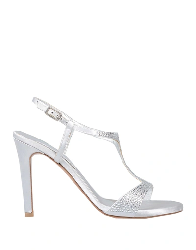 Albano Sandals In Silver