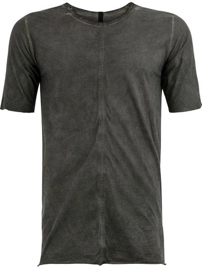 Isaac Sellam Experience Short-sleeve Fitted T-shirt In Grey