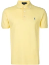 Polo Ralph Lauren Embroidered Logo Polo Shirt In Yellow