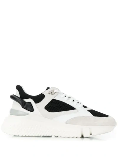 Buscemi Platform Low Top Trainers In White