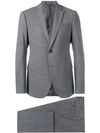Emporio Armani Trim Fit Sharkskin Wool Suit In Grey