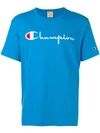 Champion Embroidered Logo T In Blue
