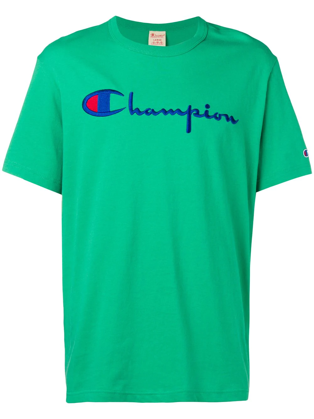 Champion Embroidered Logo T-Shirt - Green | ModeSens