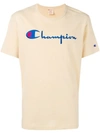 Champion Embroidered Logo T In Neutrals