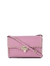 Valentino Garavani Small Rockstud Crossbody Bag In Pink