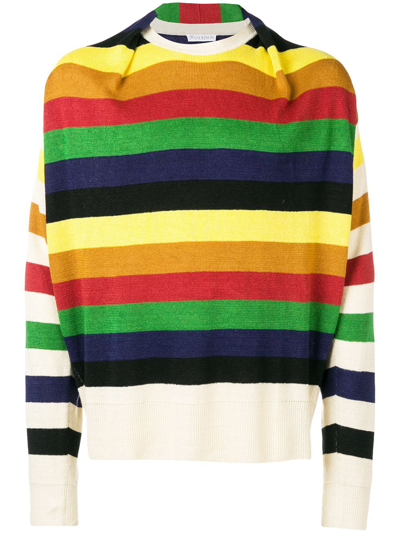 Jw Anderson Colour-block Striped Jumper In Multicolour