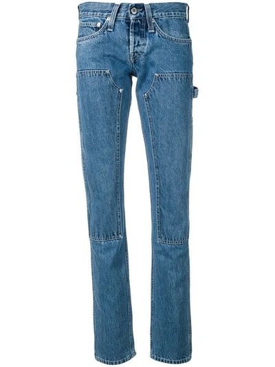 Helmut Lang Regular Slim Jeans In Blue