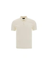 Roberto Collina Cotton Polo Shirt In Cream Color