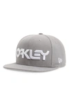 Oakley Mark Ii Embroidered Baseball Cap - Grey In Stone Grey