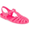 Jeffrey Campbell Gelly Sandal In Fuchsia Neon