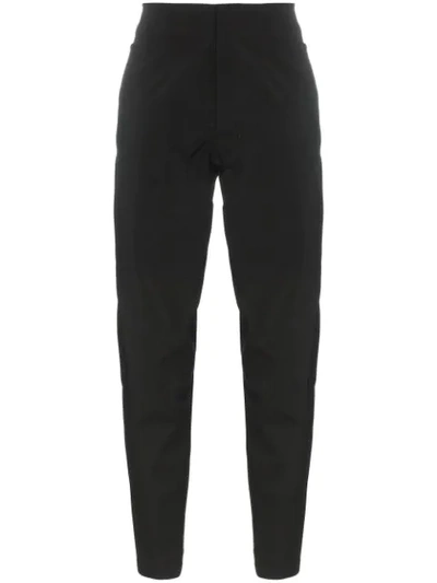 Descente Tapered Tailored Trousers In Black