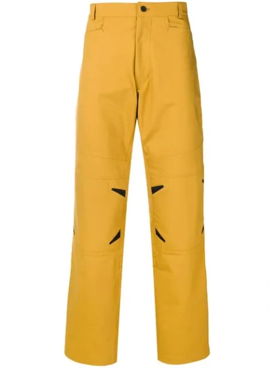 Mackintosh 0004 Mustard 0004 Technical Trousers In Yellow