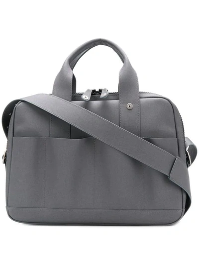 Mackintosh 0004 Iron Grey Bonded Cotton 0004 Satchel