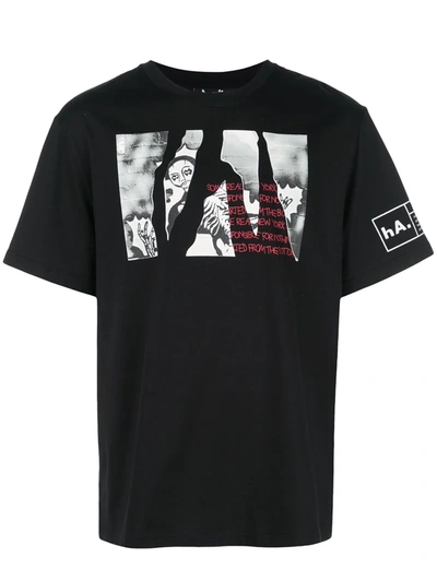 Haculla Torn Away T-shirt In Black