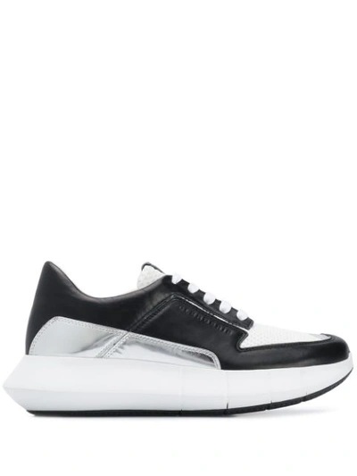 Clergerie Low Top Trainers In Black