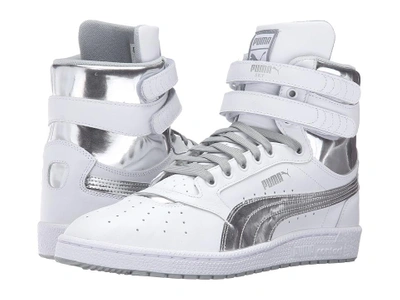 Puma - Sky Ii Hi Fg Foil ( White/ Silver) Men's Shoes | ModeSens