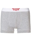Dsquared2 Contrasting Logo Print Boxers In Grey