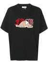 Facetasm Logo Print T-shirt In Black