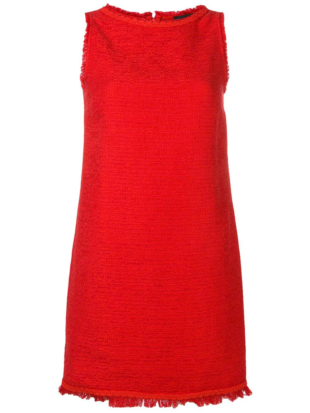 Red Tweed Dress