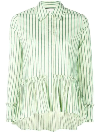 Alexis Valarie Mint Top In White