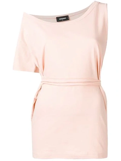Dsquared2 Off-the-shoulder Top In Pink