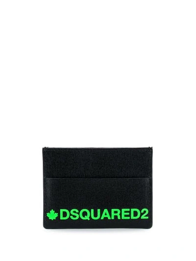 Dsquared2 Logo Print Cardholder In Black