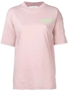 Ambush Contrast Logo T-shirt In Pink