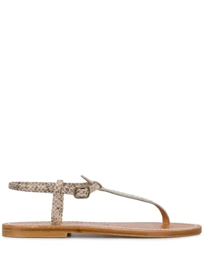 Kjacques Picon Sandals In Brown