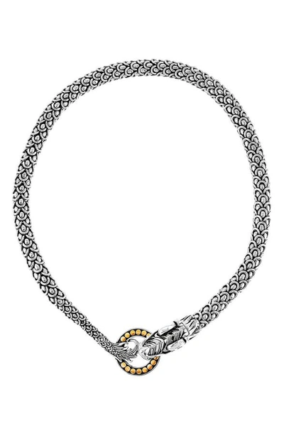 John Hardy Women's Naga 18k Yellow Gold & Sterling Silver Dragon Necklace In Gold And Silver