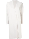 Ballsey Side Slit Cardi-coat - White
