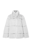Apparis Sarah Faux-fur Jacket In White