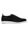 Cole Haan Original Grand Wingtip Oxford Sneakers In Black Knit