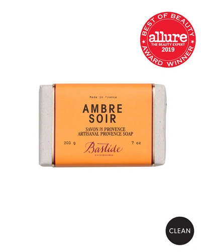 Bastide Ambre Soir Artisanal Provence Soap Bar, 7 Oz. /200 G