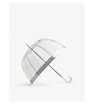 Fulton Birdcage Umbrella In Silver