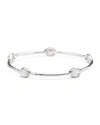 Ippolita Women's Rock Candy Sterling Silver & Mother-of-pearl 5-station Bangle Bracelet In Silver Pearl